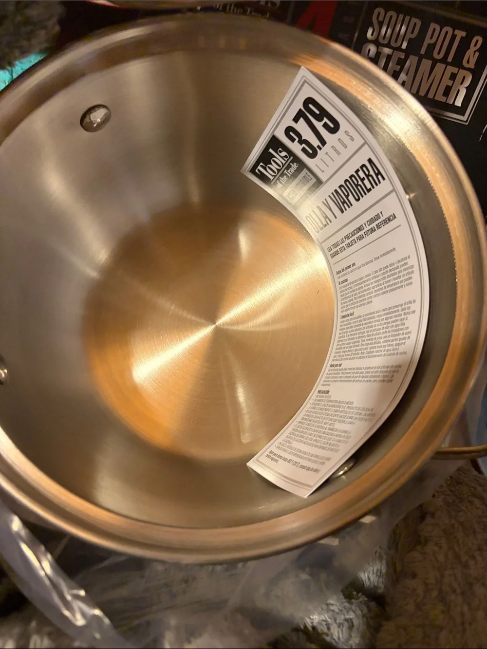 Stainless Steel Soup Pot & Streamer Basket 4 Qt